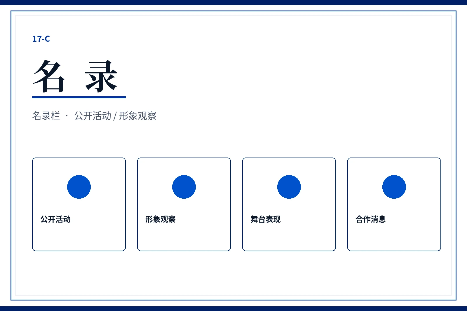 17C名录栏